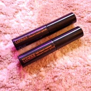 Clinique, travel size, black mascara.